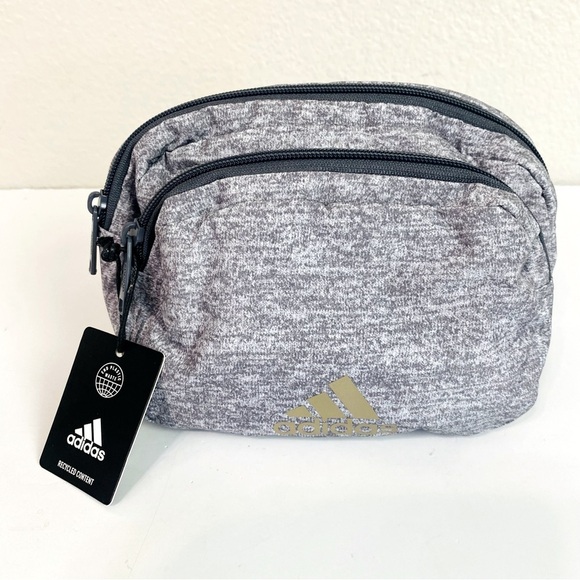 Adidas Grey Must Have Waist Pack 6” x 3.5” x 8” - Picture 1 of 6
